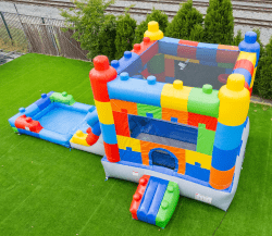HKC Block Party Bounce House & Water Slide Combo